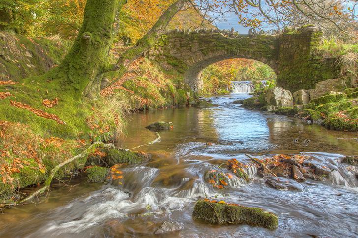 Robbers Bridge Exmoor Somerse